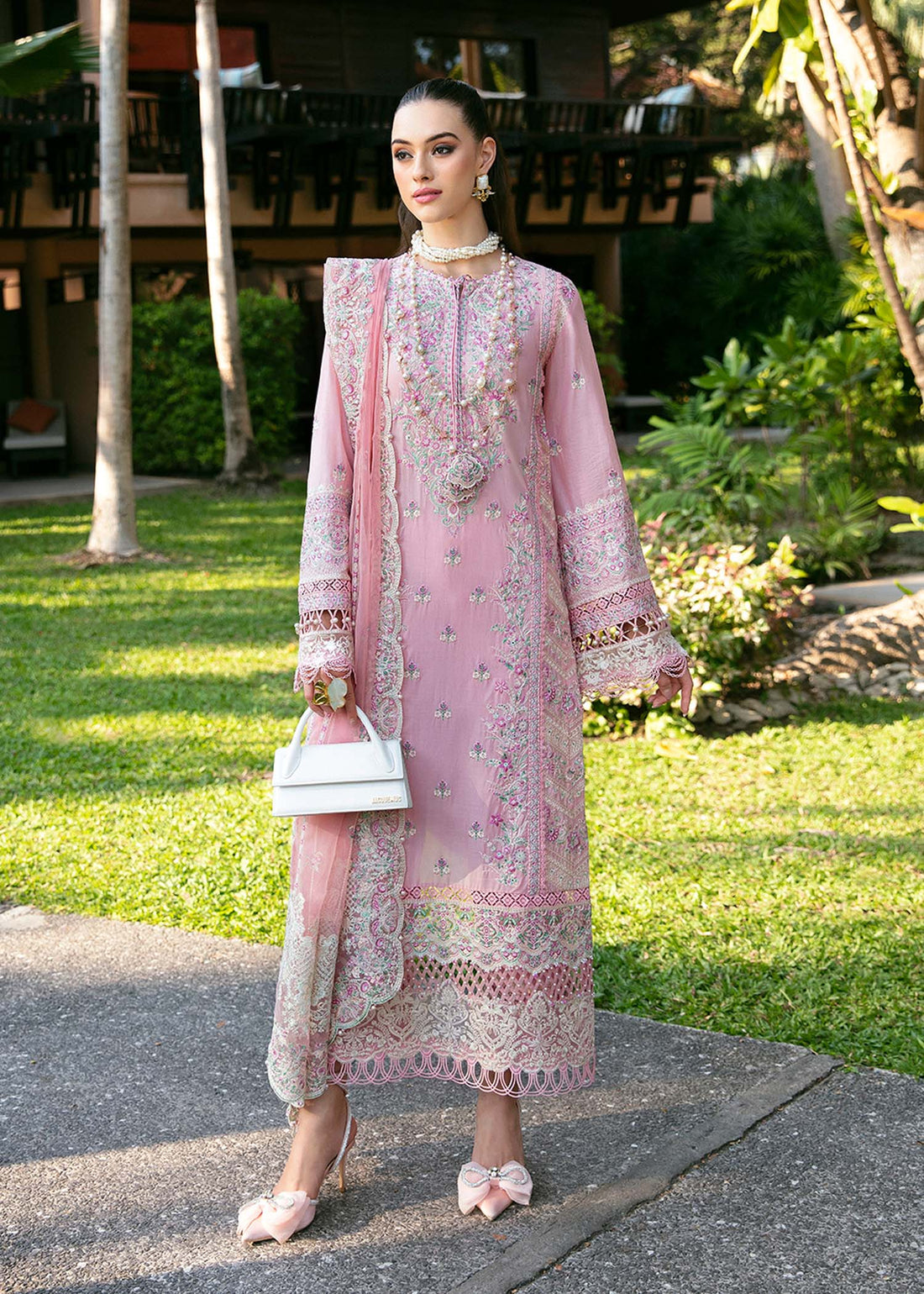 Kanwal Malik | Sareen Luxury Lawn 24 | Misty -  Kanwal Malik Luxury -  House of Maryam