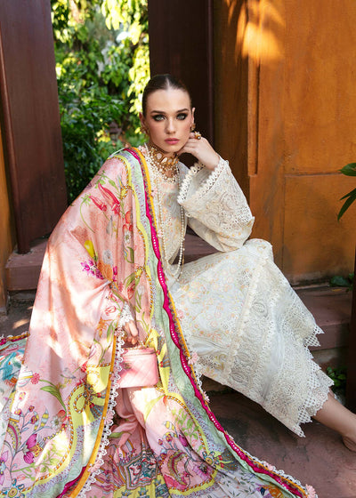 Kanwal Malik | Sareen Luxury Lawn 24 | Daisy -  Kanwal Malik Luxury - Original Designer Dress - House of Maryam