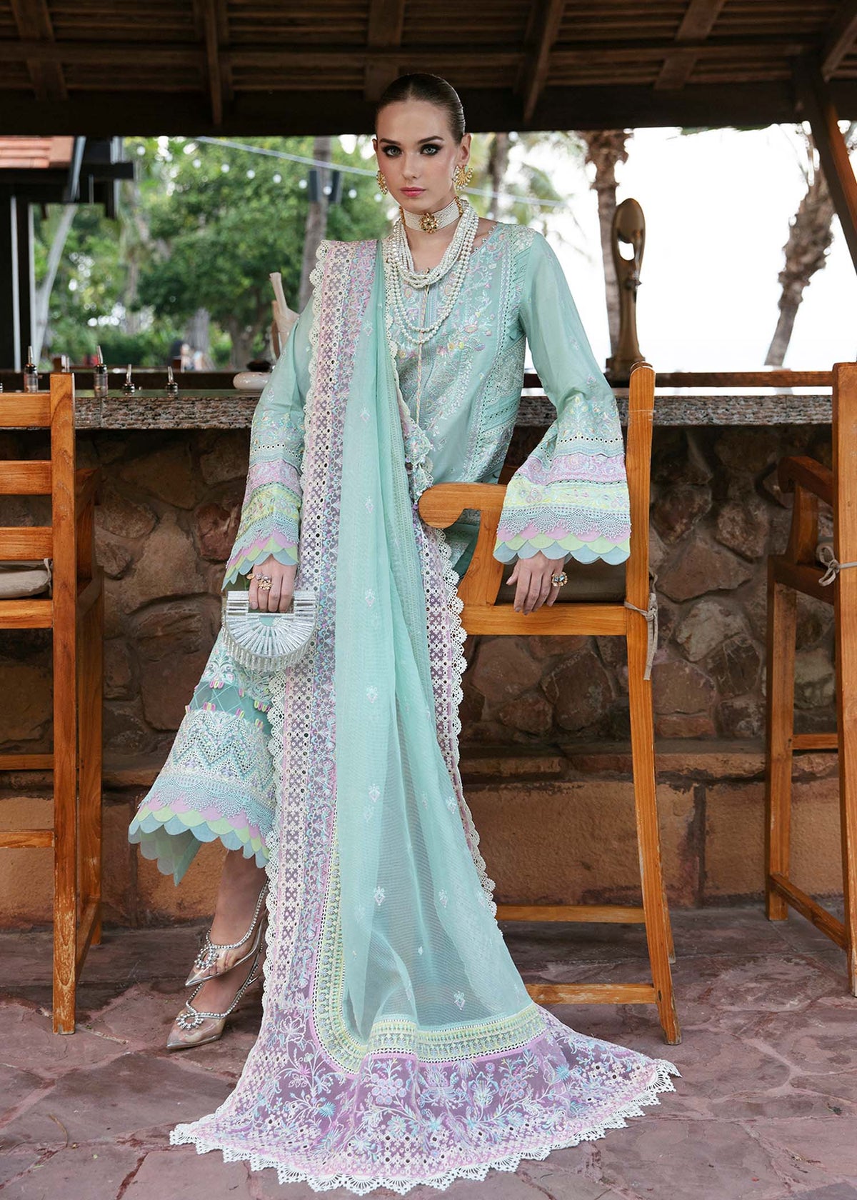 Kanwal Malik | Sareen Luxury Lawn 24 | Camilla -  Kanwal Malik Luxury - Original Designer Dress - House of Maryam