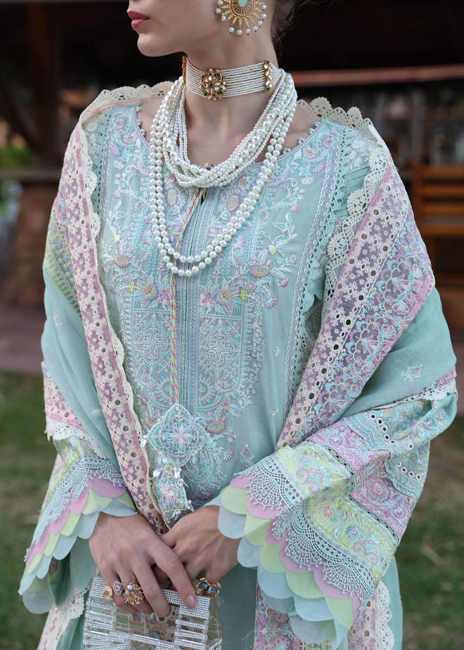 Kanwal Malik | Sareen Luxury Lawn 24 | Camilla -  Kanwal Malik Luxury -  House of Maryam
