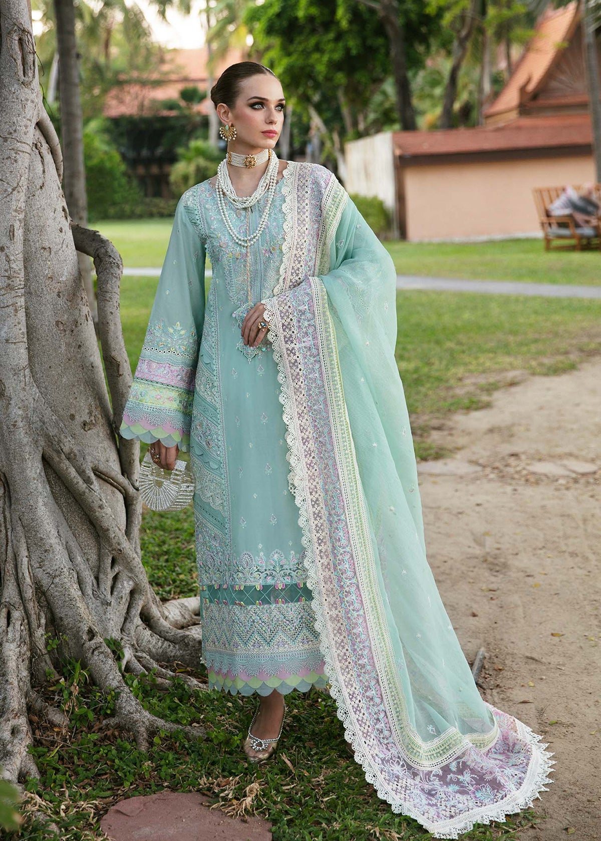 Kanwal Malik | Sareen Luxury Lawn 24 | Camilla -  Kanwal Malik Luxury - Original Designer Dress - House of Maryam