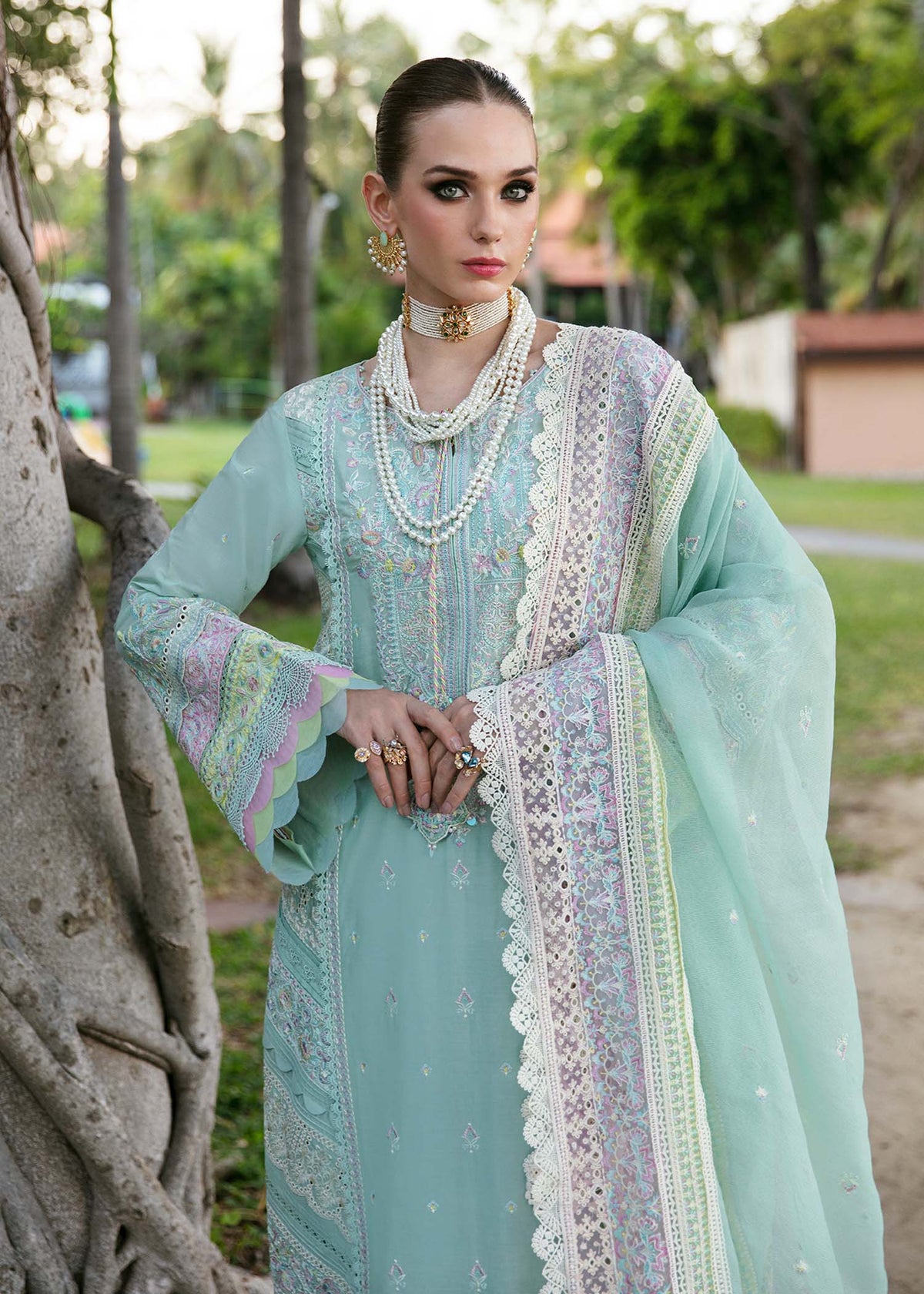 Kanwal Malik | Sareen Luxury Lawn 24 | Camilla -  Kanwal Malik Luxury - Original Designer Dress - House of Maryam