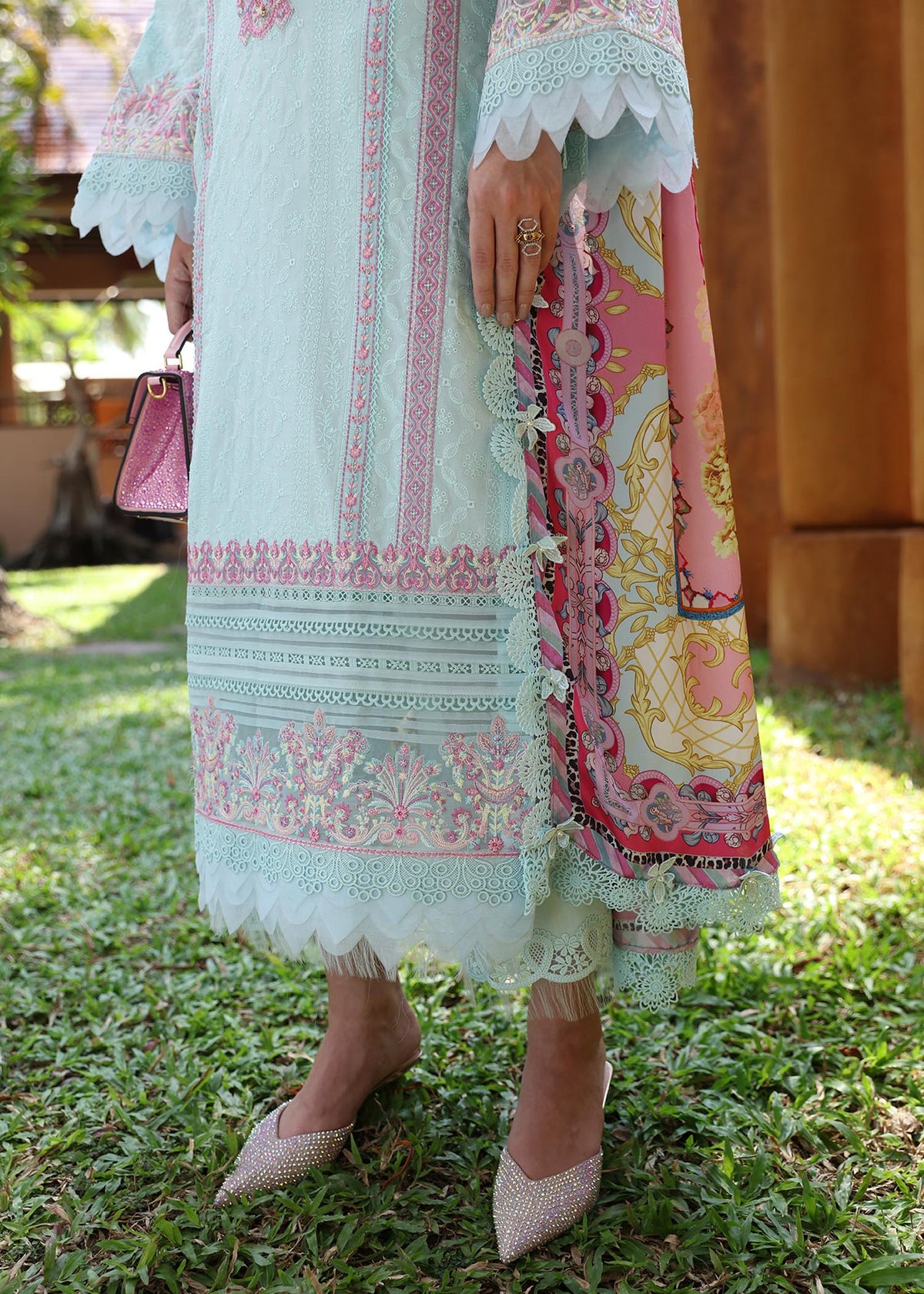 Kanwal Malik | Sareen Luxury Lawn 24 | Lilly -  Kanwal Malik Luxury - Original Designer Dress - House of Maryam
