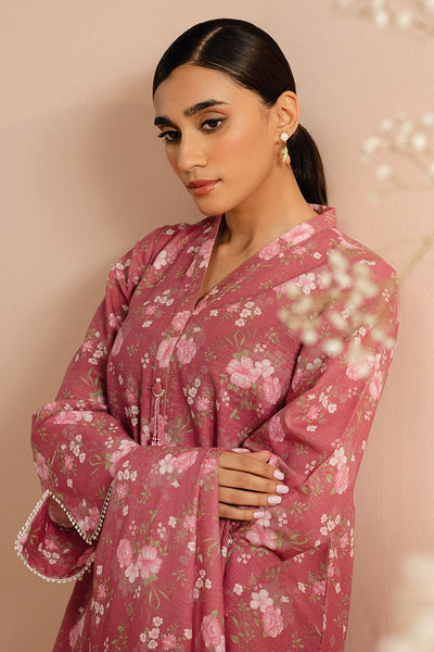 Cross Stitch | Basic Pret | Rosy Garland-2 PC (Shirt & Dupatta)