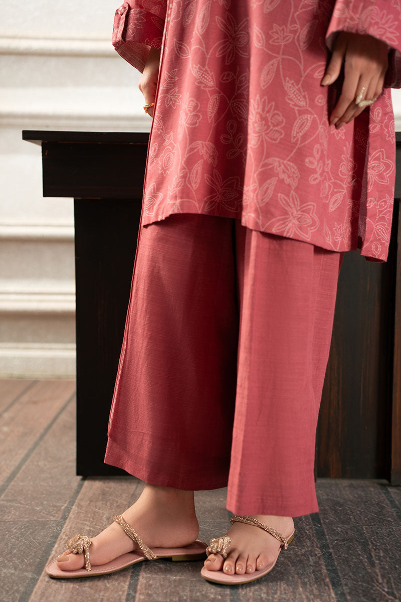 Cross Stitch | Basic Pret | Rosy Dusk-3PC (Shirt,Trouser & Duppata)-4