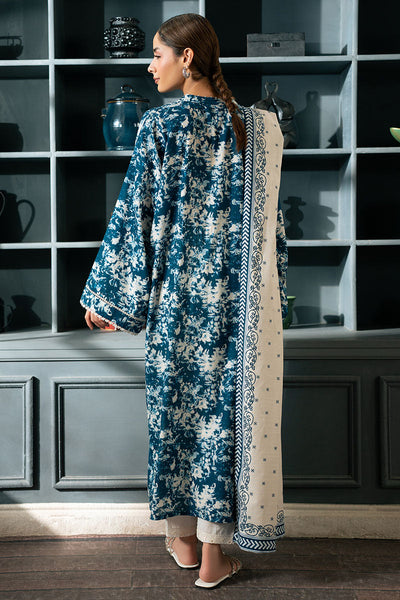 Cross Stitch | Basic Pret | Blue Bloom-2PC (Shirt & Duppata)
