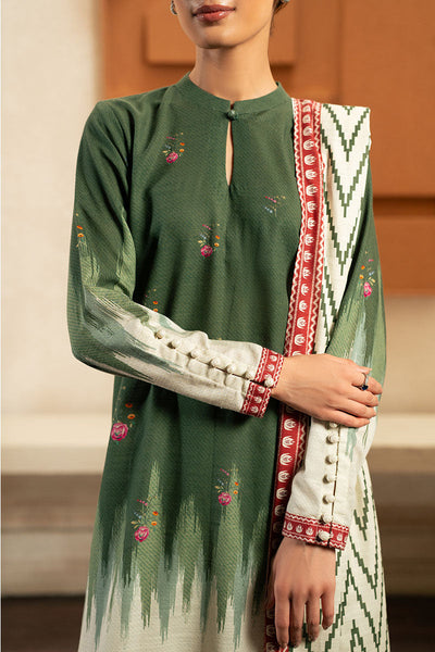 Cross Stitch | Basic Pret | Forest Echo-2PC (Shirt & Duppata)