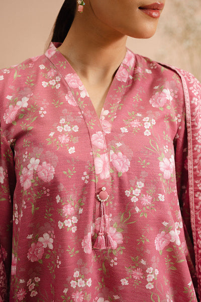 Cross Stitch | Basic Pret | Rosy Garland-2 PC (Shirt & Dupatta)