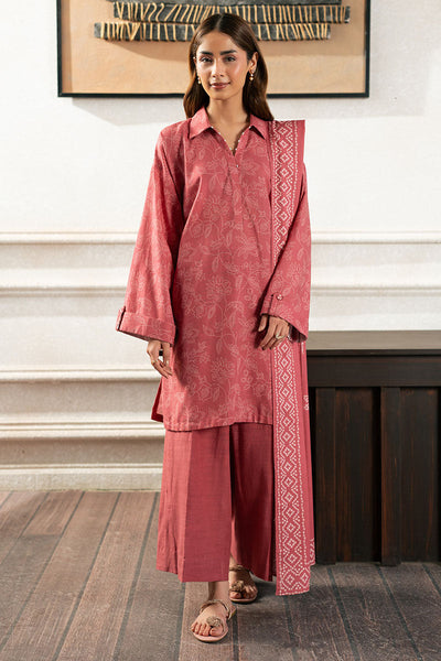 Cross Stitch | Basic Pret | Rosy Dusk-3PC (Shirt,Trouser & Duppata)