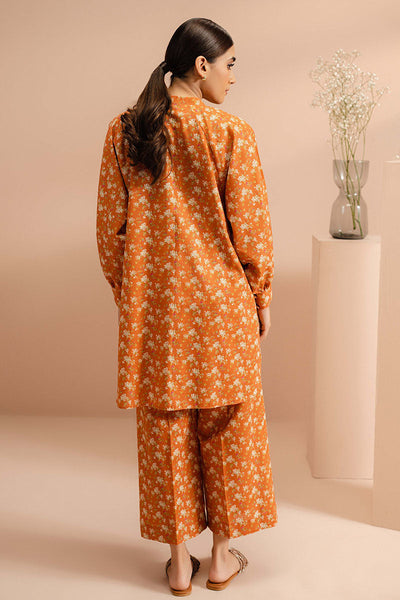 Cross Stitch | Basic Pret | Autumn Sunset-2 PC (Shirt & Trouser)