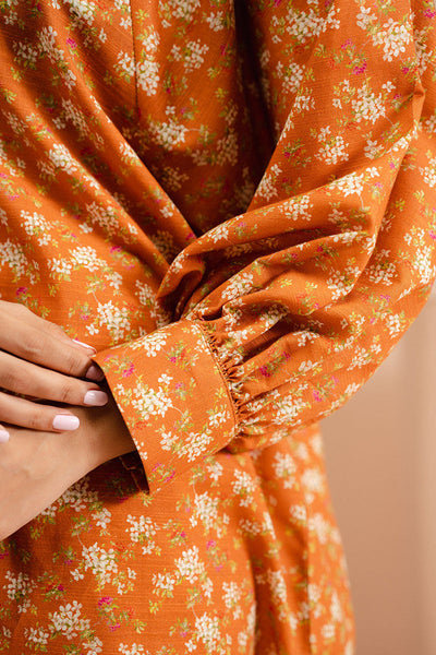 Cross Stitch | Basic Pret | Autumn Sunset-2 PC (Shirt & Trouser)