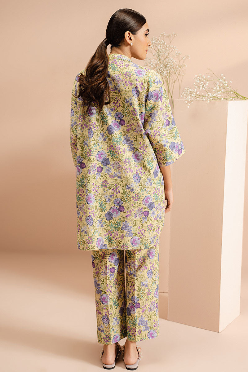 Cross Stitch | Basic Pret | Wood Bine Floret-2 PC (Shirt & Trouser)-7