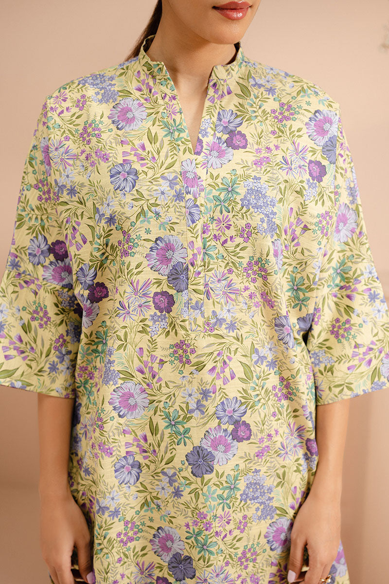 Cross Stitch | Basic Pret | Wood Bine Floret-2 PC (Shirt & Trouser)-2