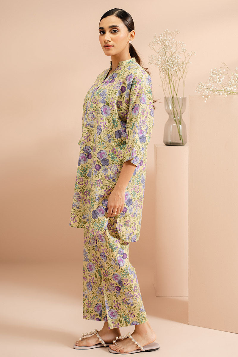 Cross Stitch | Basic Pret | Wood Bine Floret-2 PC (Shirt & Trouser)-6