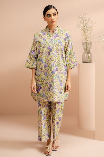 Cross Stitch | Basic Pret | Wood Bine Floret-2 PC (Shirt & Trouser)