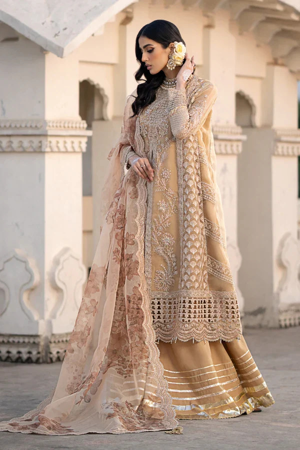 Ittehad | Dilruba Wedding Formals | ESDR78-SUT-BGE -  Ittehad Bridal - Original Designer Dress - House of Maryam
