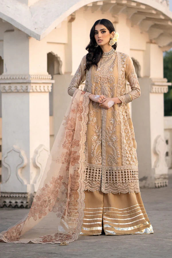 Ittehad | Dilruba Wedding Formals | ESDR78-SUT-BGE by Designer Ittehad - House of Maryam - Pakistani Designer Ethnic Wear in {{ shop.shopifyCountryName }}