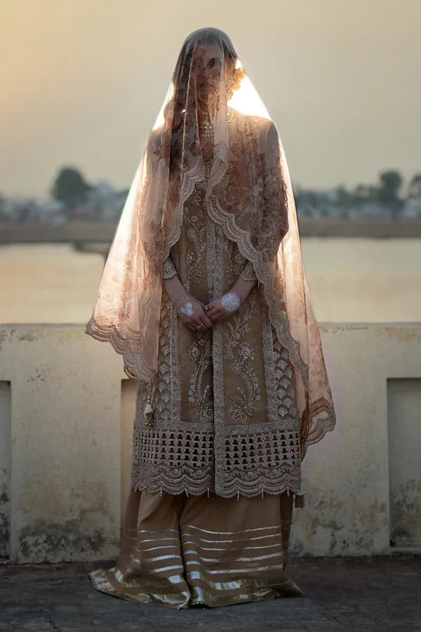 Ittehad | Dilruba Wedding Formals | ESDR78-SUT-BGE by Ittehad - House of Maryam