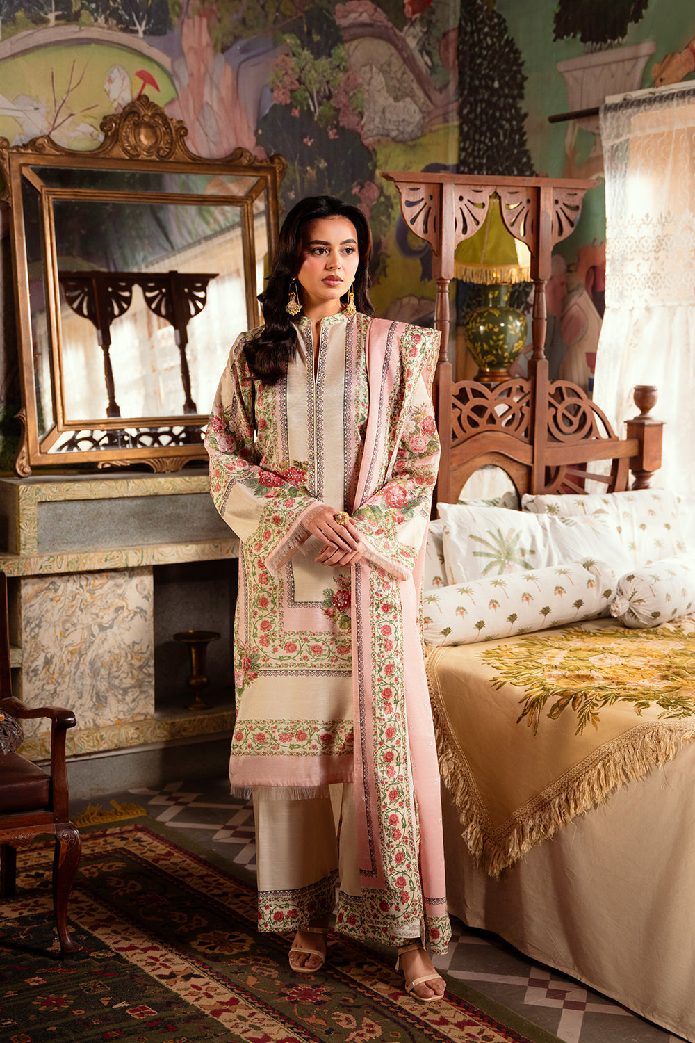 Saira Rizwan | Dahini Silk Pret | ADELIA -SRLP07-25 -  Saira Rizwan Ladies Clothes -  House of Maryam