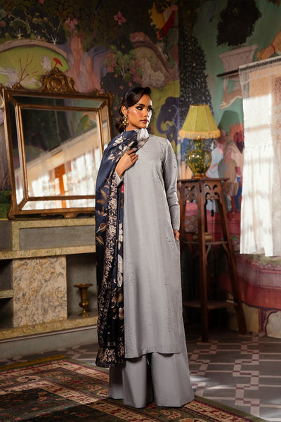 Saira Rizwan | Dahini Silk Pret | SWAN - SRLP04-25 -  Saira Rizwan Ladies Clothes - Original Designer Dress - House of Maryam