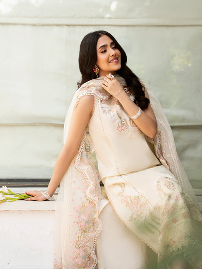 Izel | Mahveen Festive Lawn 25 | KUBRA -  Izel Ladies Clothes - Original Designer Dress - House of Maryam