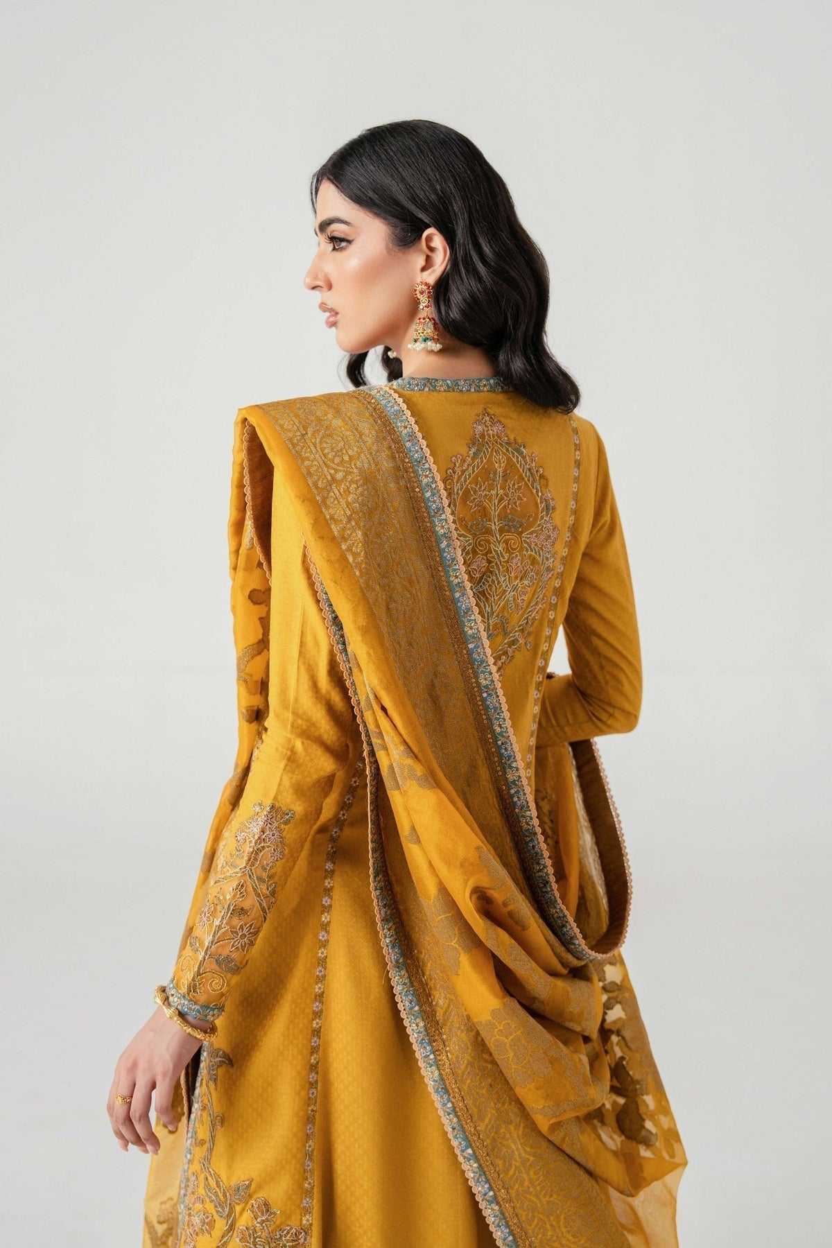Fahad Hussayn | Jalsa Ghar | Kunj buta -  Fahad Hussayn Ladies Clothes - Original Designer Dress - House of Maryam