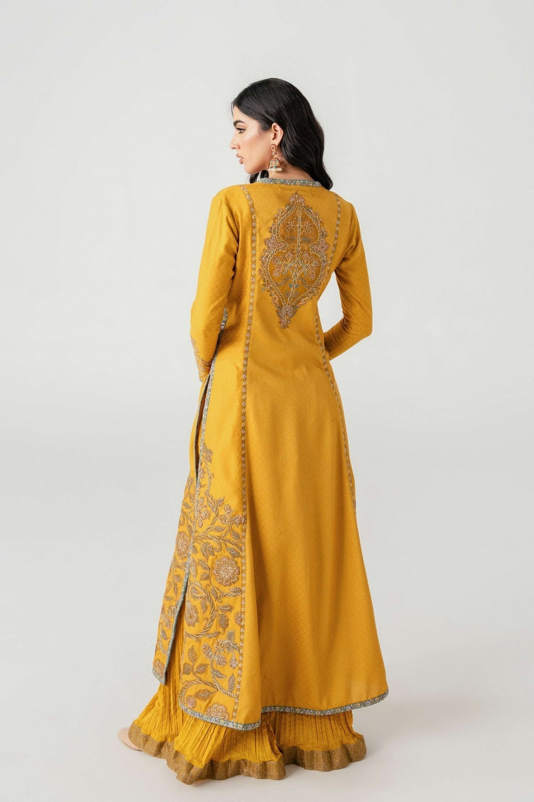 Fahad Hussayn | Jalsa Ghar | Kunj buta -  Fahad Hussayn Ladies Clothes - Original Designer Dress - House of Maryam