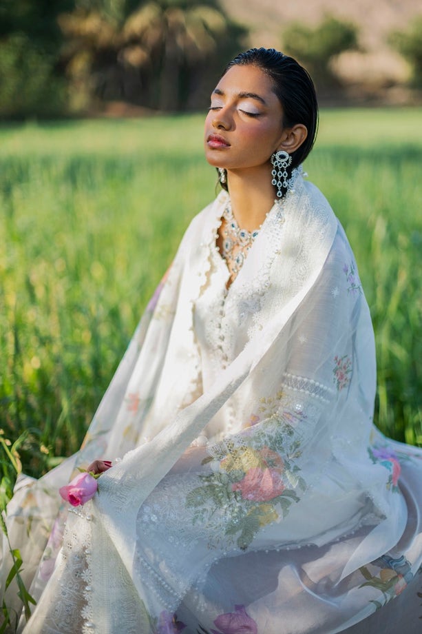 Sana Safinaz | Luxury Lawn Collection | 005A -  Sana Safinaz Luxury - Original Designer Dress - House of Maryam