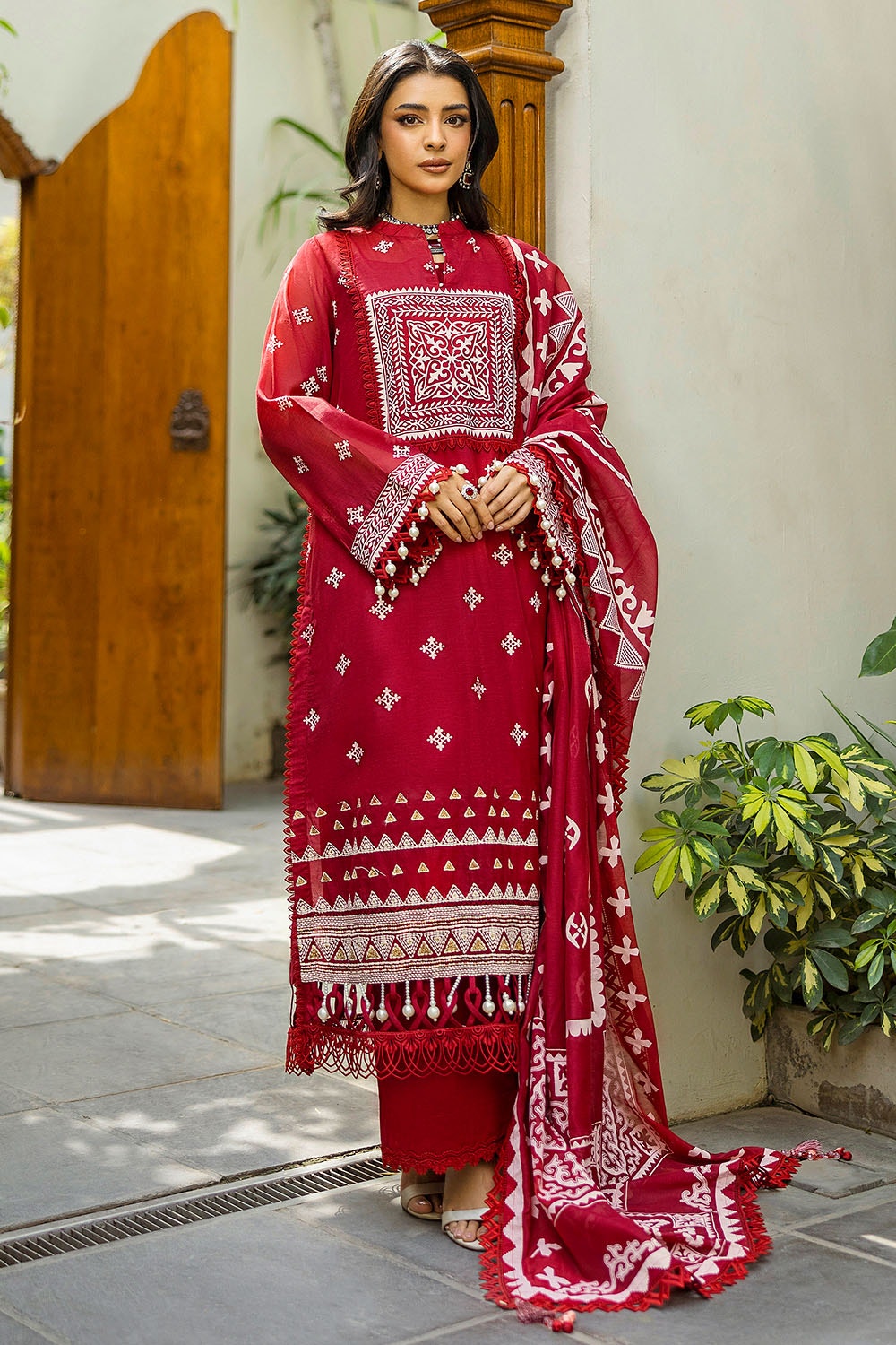 Gul Ahmed | Festive Capsule 25 | SP-52013 -  Gul Ahmed Ladies Clothes - Original Designer Dress - House of Maryam