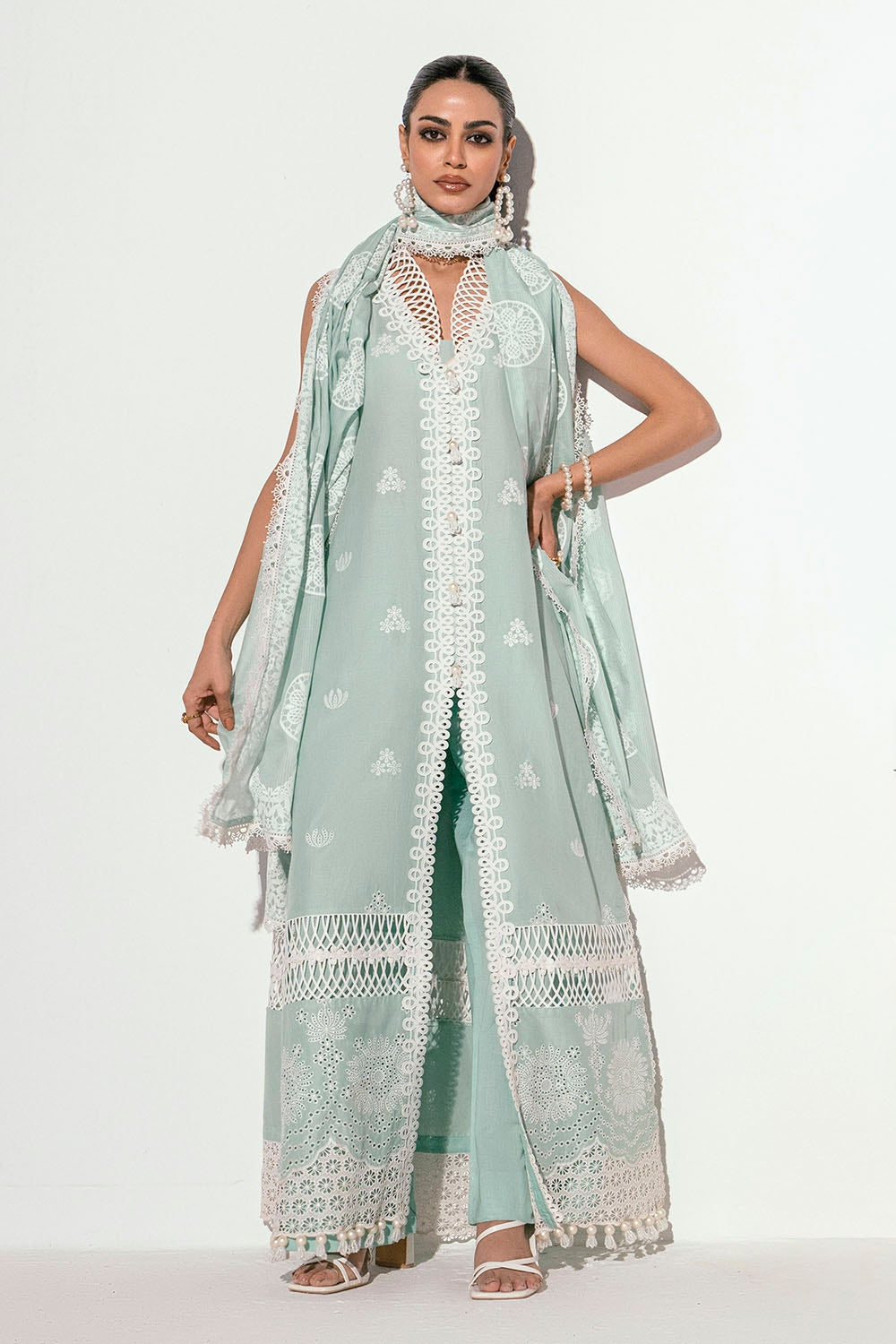 Gul Ahmed | Gul Nilofer 25 | DN-52023 -  Gul Ahmed Ladies Clothes - Original Designer Dress - House of Maryam