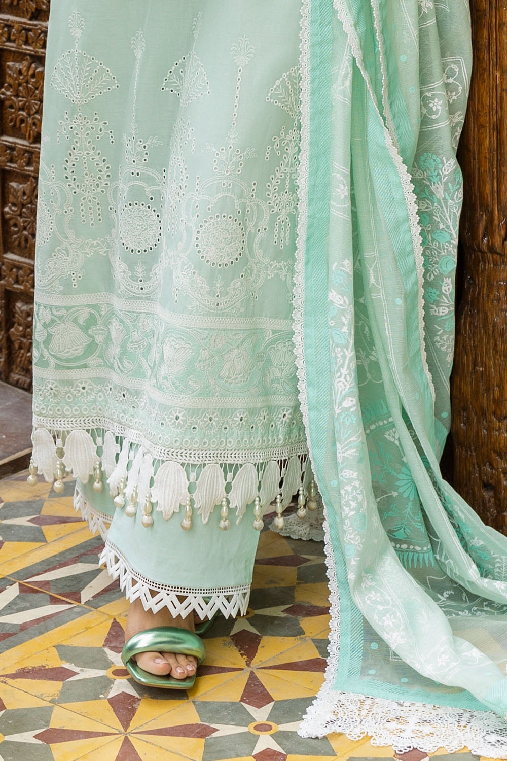 Gul Ahmed | Festive Capsule 25 | SP-52052 -  Gul Ahmed Ladies Clothes - Original Designer Dress - House of Maryam
