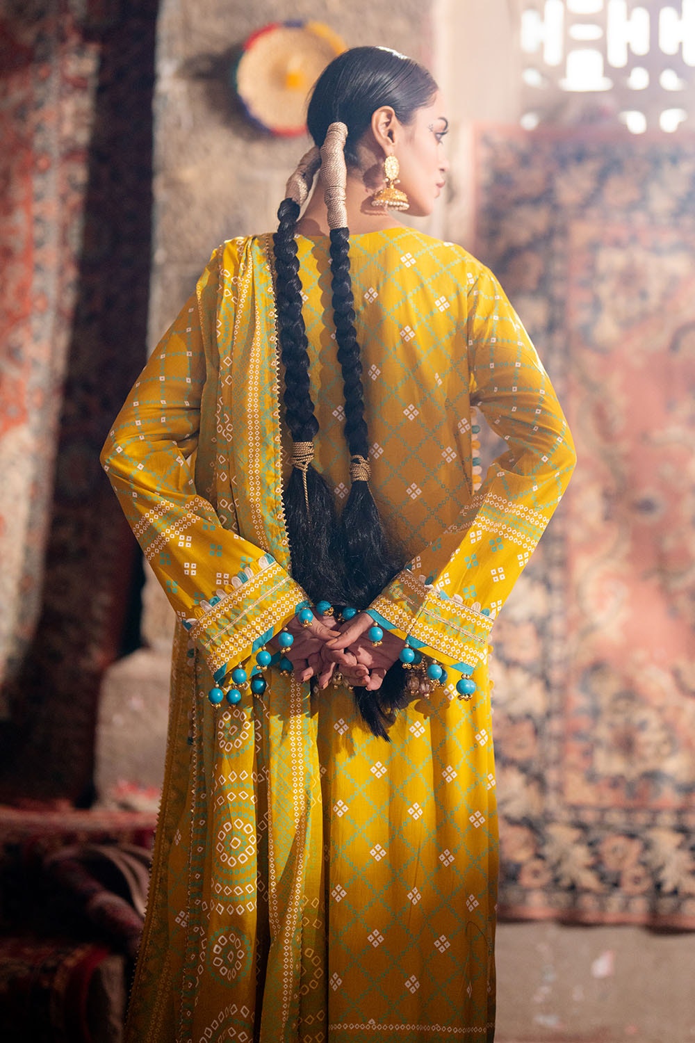 Gul Ahmed | Chunri Lawn 25 | CL-52138 A -  Gul Ahmed Ladies Clothes - Original Designer Dress - House of Maryam