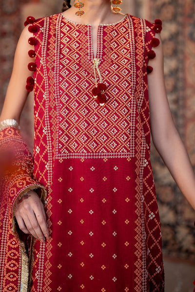 Gul Ahmed | Chunri Lawn 25 | CL-52138 B -  Gul Ahmed Ladies Clothes - Original Designer Dress - House of Maryam