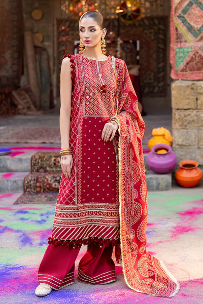 Gul Ahmed | Chunri Lawn 25 | CL-52138 B -  Gul Ahmed Ladies Clothes - Original Designer Dress - House of Maryam