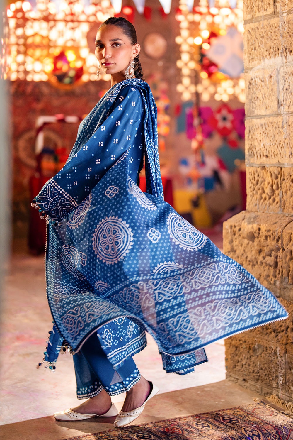 Gul Ahmed | Chunri Lawn 25 | CL-52171 B -  Gul Ahmed Ladies Clothes - Original Designer Dress - House of Maryam