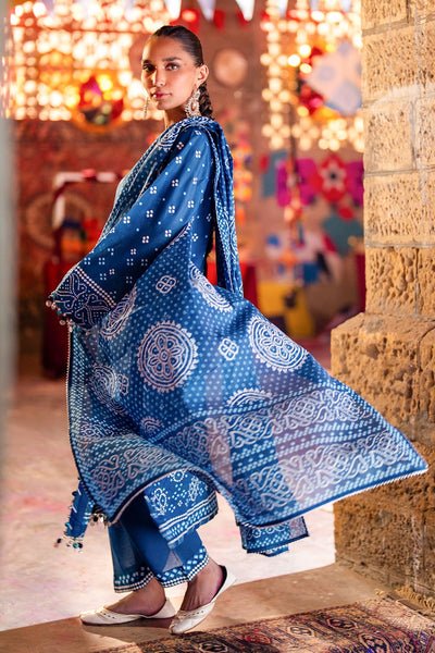 Gul Ahmed | Chunri Lawn 25 | CL-52171 B -  Gul Ahmed Ladies Clothes - Original Designer Dress - House of Maryam
