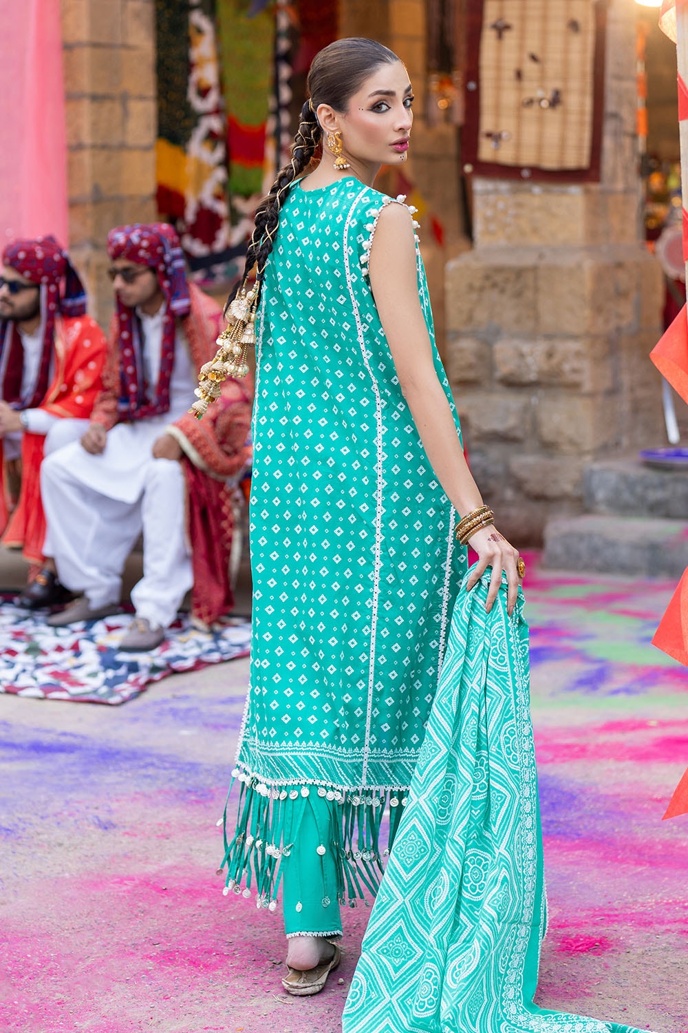 Gul Ahmed | Chunri Lawn 25 | CL-52178 A -  Gul Ahmed Ladies Clothes - Original Designer Dress - House of Maryam