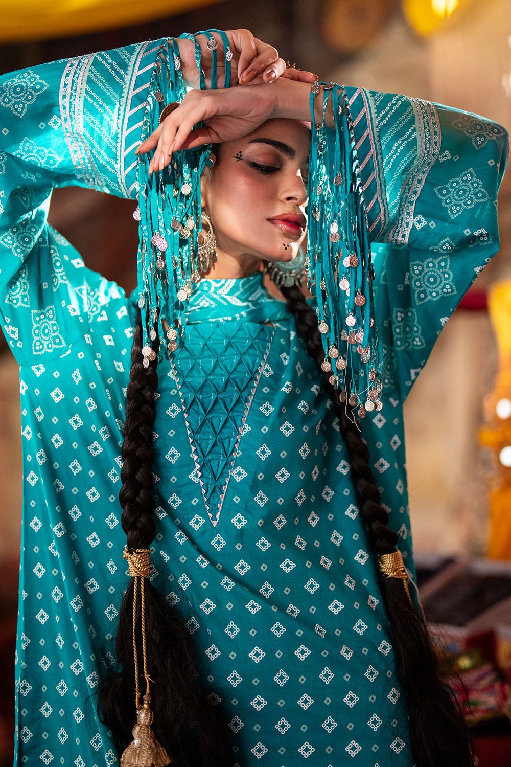 Gul Ahmed | Chunri Lawn 25 | CL-52178 B -  Gul Ahmed Ladies Clothes - Original Designer Dress - House of Maryam