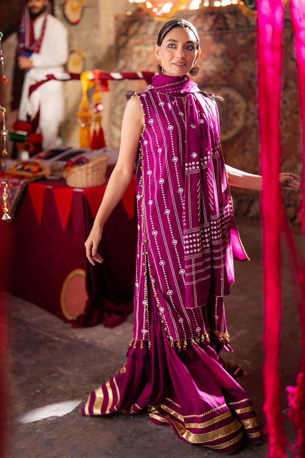 Gul Ahmed | Chunri Lawn 25 | CL-52185 A -  Gul Ahmed Ladies Clothes - Original Designer Dress - House of Maryam