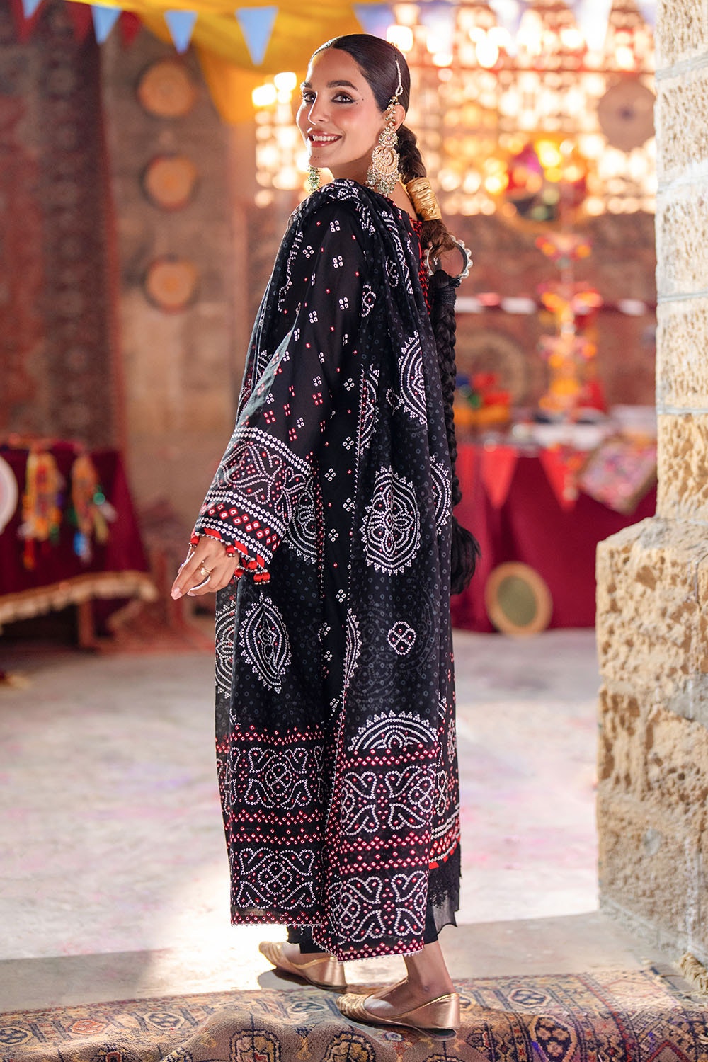 Gul Ahmed | Chunri Lawn 25 | CL-52171 A -  Gul Ahmed Ladies Clothes - Original Designer Dress - House of Maryam