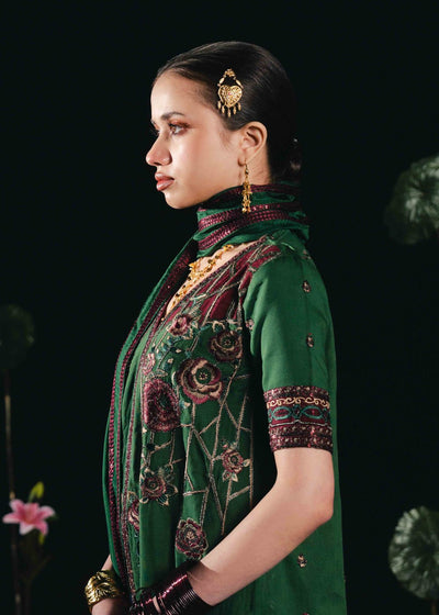 Laj by Lajwanti | Luxury Lawn | Vihana-Brand:Laj by Lajwanti-Type:Ladies Clothes-Bold Green-Lawn-House of Maryam- Buy in UK, USA