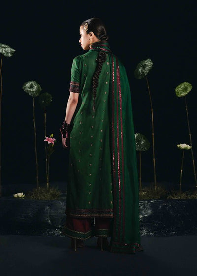 Laj by Lajwanti | Luxury Lawn | Vihana-Brand:Laj by Lajwanti-Type:Ladies Clothes-Bold Green-Lawn-House of Maryam- Buy in UK, USA