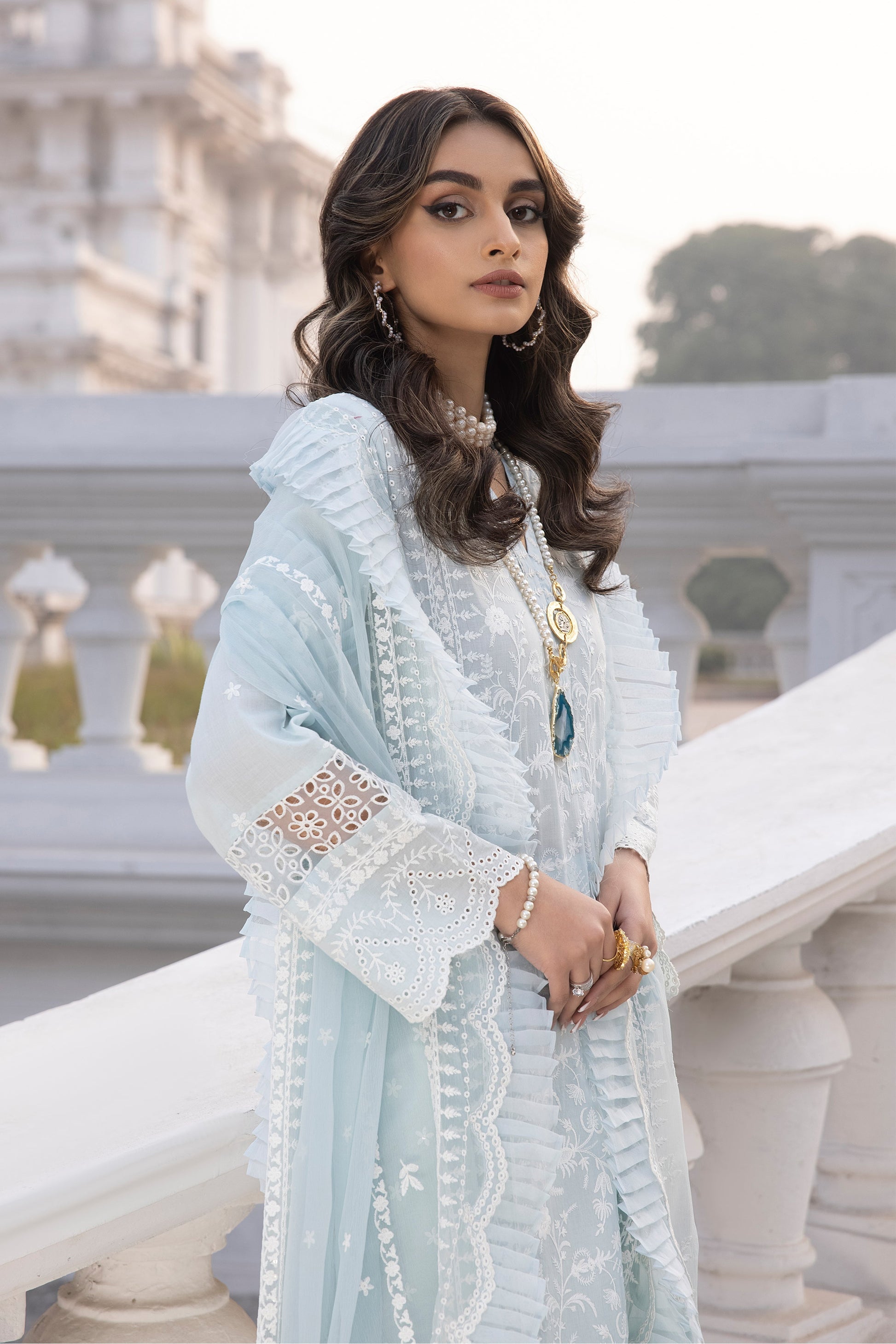 LSM | Spring Embroidered 24 | A-8 by Designer LSM - House of Maryam - Pakistani Designer Ethnic Wear in {{ shop.shopifyCountryName }}