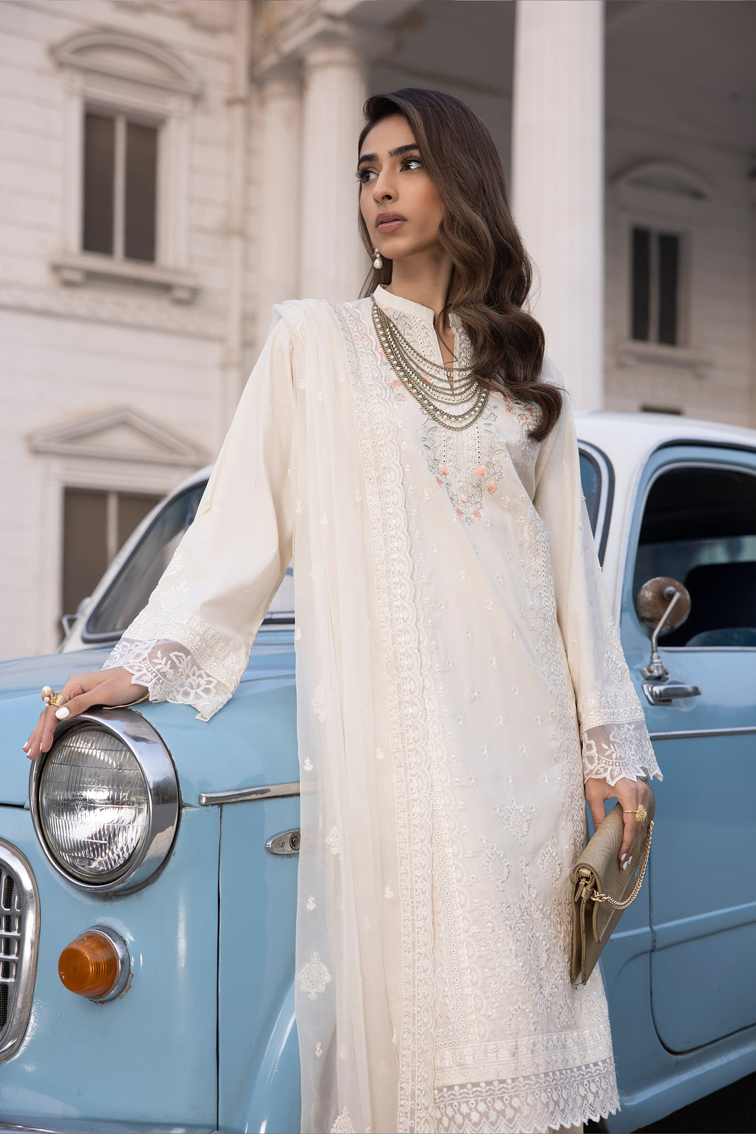 LSM | Spring Embroidered 24 | A-11 by Designer LSM - House of Maryam - Pakistani Designer Ethnic Wear in {{ shop.shopifyCountryName }}