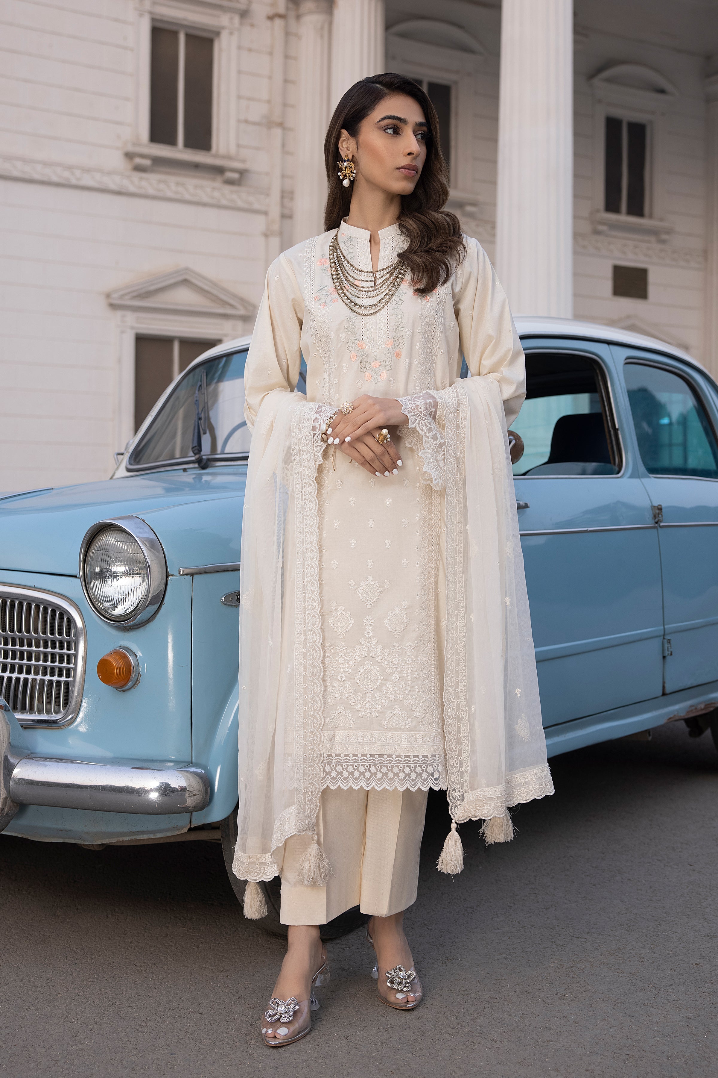 LSM | Spring Embroidered 24 | A-11 by Designer LSM - House of Maryam - Pakistani Designer Ethnic Wear in {{ shop.shopifyCountryName }}