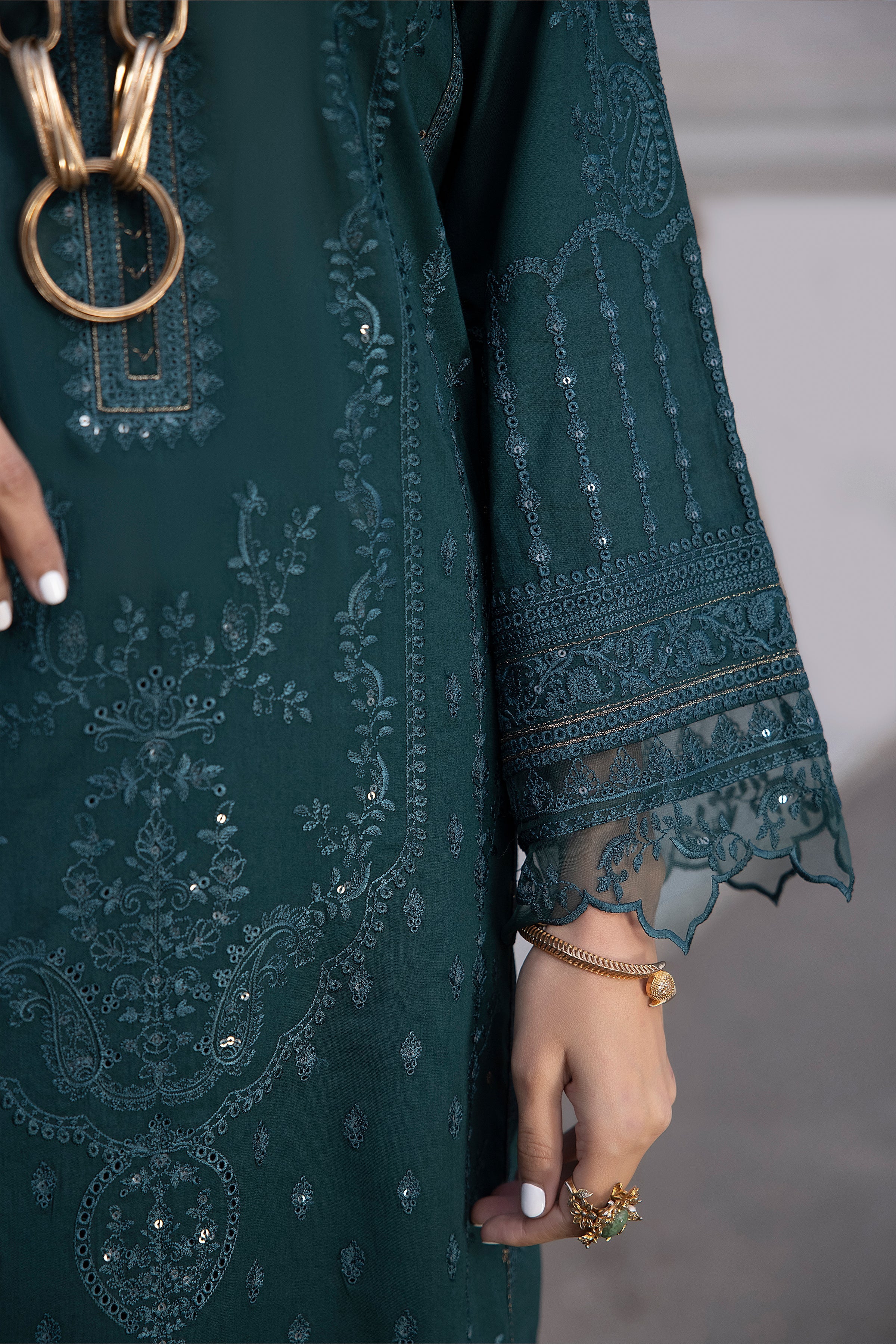 LSM | Spring Embroidered 24 | A-13 by Designer LSM - House of Maryam - Pakistani Designer Ethnic Wear in {{ shop.shopifyCountryName }}