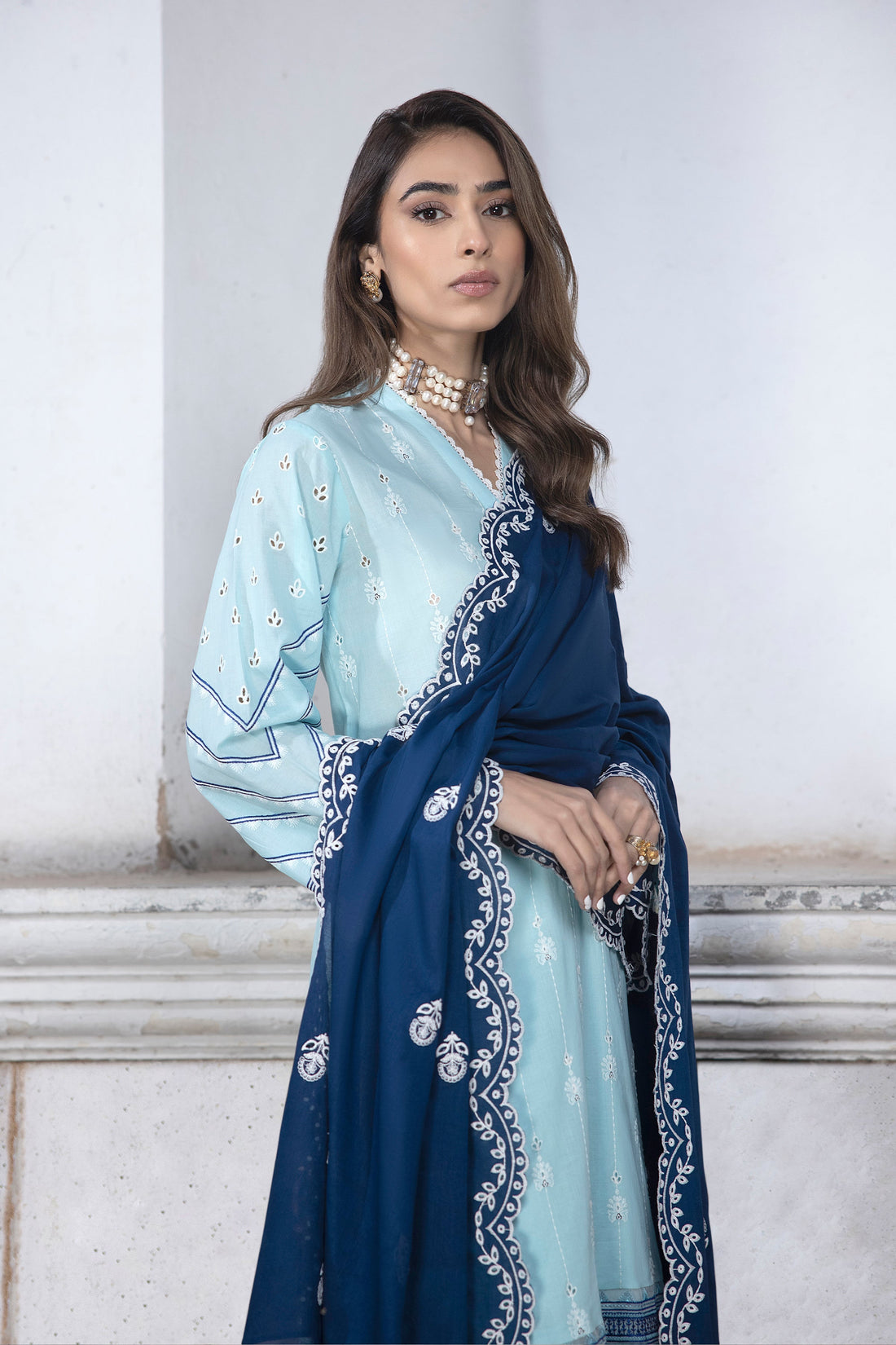 LSM | Spring Embroidered 24 | A-1 by Designer LSM - House of Maryam - Pakistani Designer Ethnic Wear in {{ shop.shopifyCountryName }}