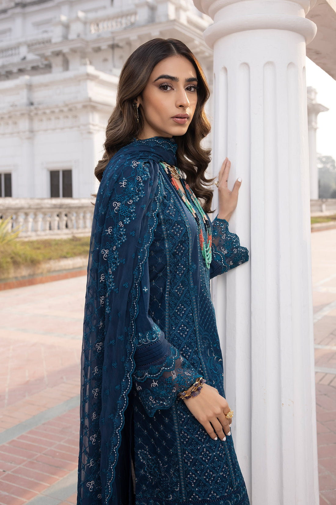 LSM | Spring Embroidered 24 | A-14 by Designer LSM - House of Maryam - Pakistani Designer Ethnic Wear in {{ shop.shopifyCountryName }}