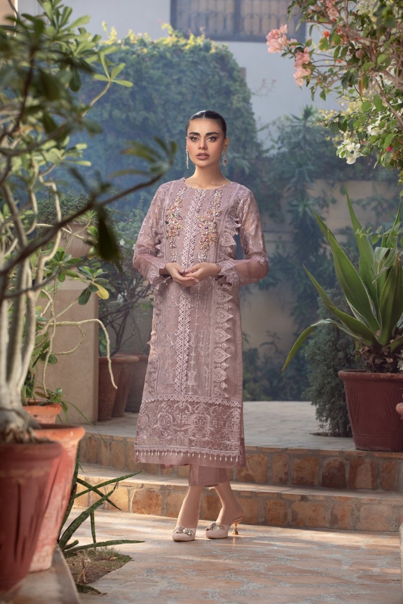 Panache | Pret | Lavender Fields -  Panache By Mona  - Original Designer Dress - House of Maryam