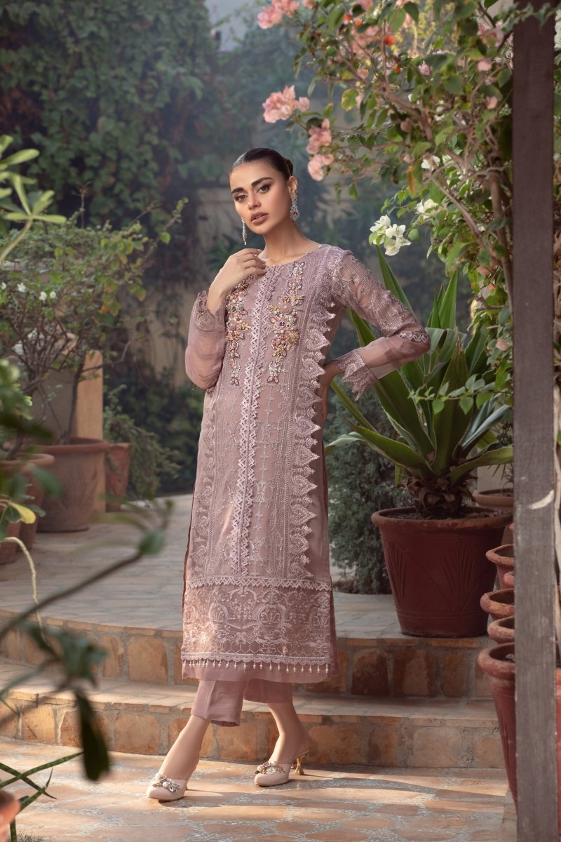 Panache | Pret | Lavender Fields -  Panache By Mona  - Original Designer Dress - House of Maryam